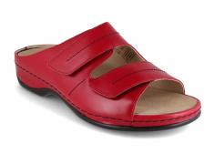 Berkemann BERKOFLEX Lederpantolette f�r Damen Daria, weinrot