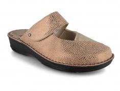 Berkemann Damen Clogs BERKOFLEX STRETCH Heliane, gold