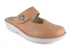 Berkemann Damen Stretch Clogs BERKOFLEX Heliane, beige