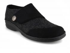 Berkemann BERKOFLEX Hausschuh f�r Damen Jarla, schwarz