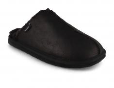 SHEPHERD Herren Lammfellhausschuhe Hugo, matt black 
