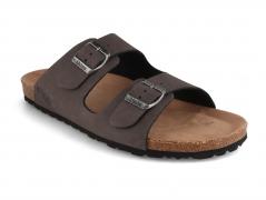 Thies Herren Eco Bio Sandale, charcoal