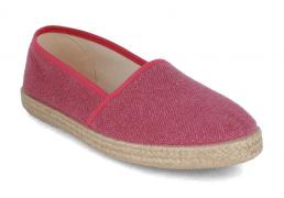 Gottstein Damen Espadrilles Camping Linen uni, raspberry