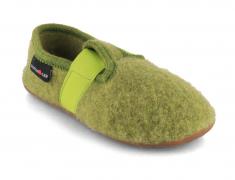 HAFLINGER Kinder Slipper Jonas, almgr�n