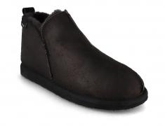 SHEPHERD Damen Lammfellhausschuhe Annie, matt black