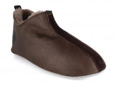 SHEPHERD Herren Lammfellhauschuh Henrik, stone oiled antique 