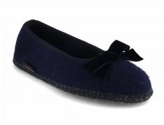 HAFLINGER Ballerina f�r Damen Fiocco, mittelblau 