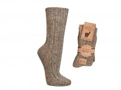 WoolFit� Alpaka Wollsocken aus 100% nat�rlicher Wolle extra warm, beige 