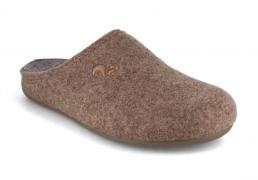 Thies Damen Filzpantoffeln f�r Einlagen, beige-ceniza 