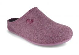 Thies Damen Filzpantoffeln, lila