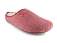 Thies Damen Hausschuhe Organic Slipper, bordeaux
