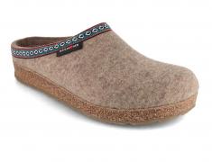 HAFLINGER Filzhausschuhe Grizzly Franzl, torf