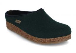 HAFLINGER Filz Hausschuhe Grizzly Kris, tannengr�n