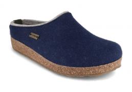 HAFLINGER Hausschuhe Filzpantoffeln Grizzly Kris, jeans 