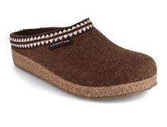 HAFLINGER Grizzly Lucky Filzpantoffeln, schoko