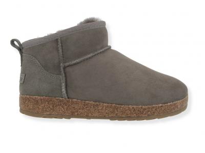 HAFLINGER Damen Lammfell Boots Elsa, anthrazit