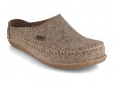 HAFLINGER Damen Herren Pantoffel Blizzard Credo, torf