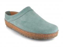 HAFLINGER Damen Leder Clogs Bio Malm�, mint 