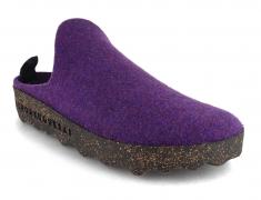 ASPORTUGUESAS Damen Filz Clogs Come, dk. purple