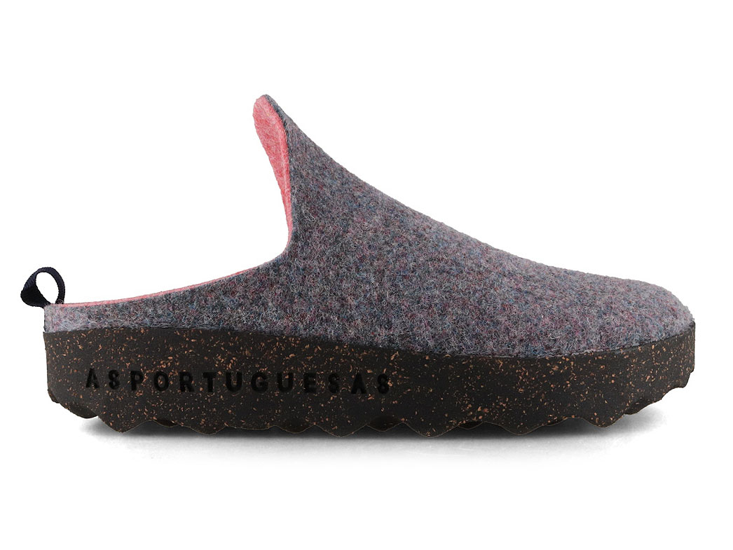 ASPORTUGUESAS Filzclog für Damen Come merlot double - h