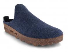 ASPORTUGUESAS Damen Filz Pantoffeln Come, blue