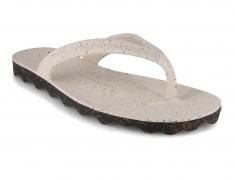 ASPORTUGUESAS Damen Zehentrenner Earth, natural/black