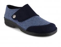 Berkemann Damen Hausschuhe BERKOFLEX Jarla, blau/dunkel