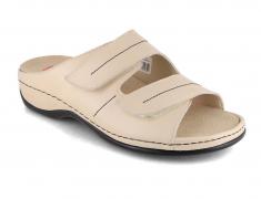 Berkemann Damen Pantoletten BERKOFLEX Daria, creme