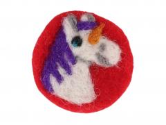 Filzsticker Einhorn - Magisches Hausschuh-Upgrade