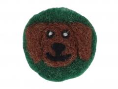 Filzsticker Labrador handgefilzt | im Set