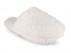 Fluffys Softina Damen Pl�sch Hausschuhe, ivory wei�