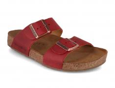HAFLINGER Bio Andrea Damen Sandalen, rot country
