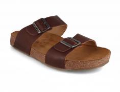 HAFLINGER Bio Sandale f�r Herren Andrea, braun country