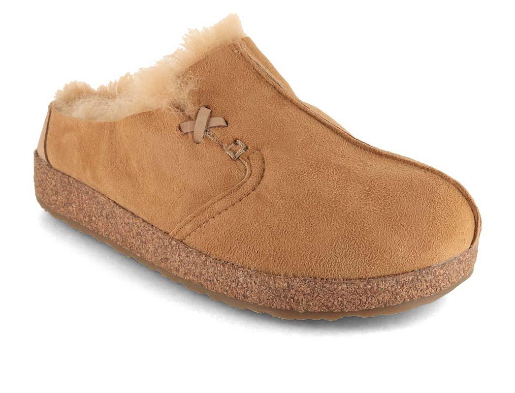 HAFLINGER | Winter Lambskin Clog Saskatchewan, Beige ...