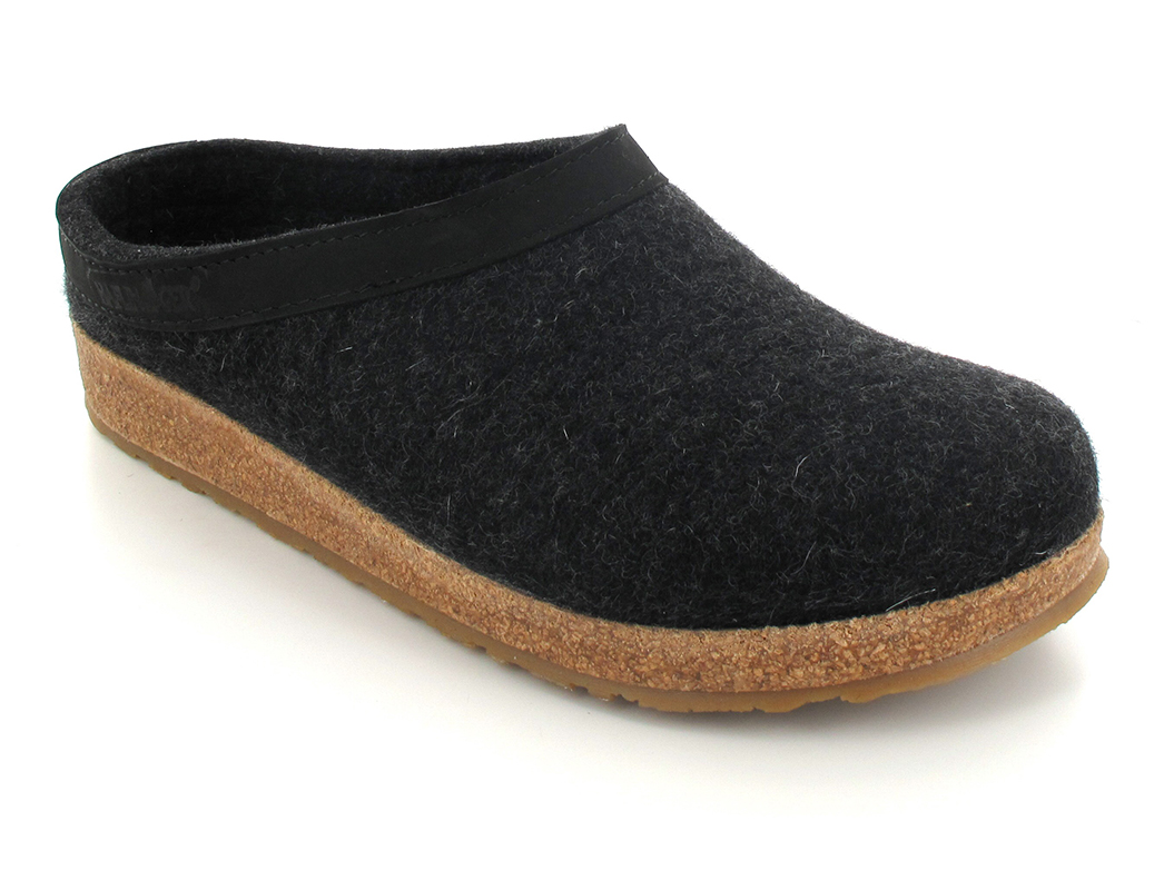 HAFLINGER Grizzly Clogs Torben Charcoal Express Shi