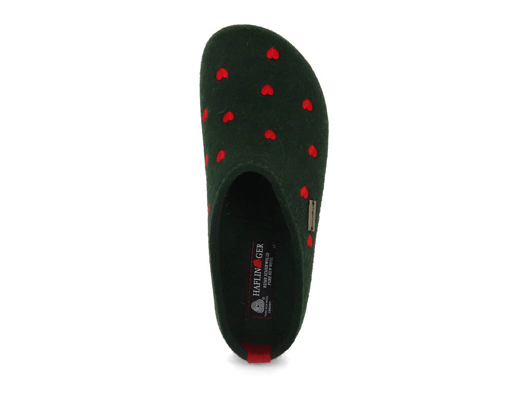 Pantofole Haflinger Grizzly In Feltro Di Lana - Suola In Gomma, Design Anatomico, Made In Germany