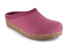 HAFLINGER Damen Filzpantoffeln Grizzly Torben, heather 