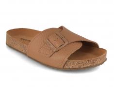 HAFLINGER Damen Pantoletten Bio Jeane, natur