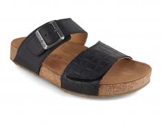 HAFLINGER Damen Sandalen Bio Aria, schwarz