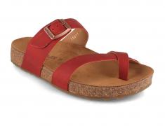 HAFLINGER Damen Sandalen Bio Juno, rot country