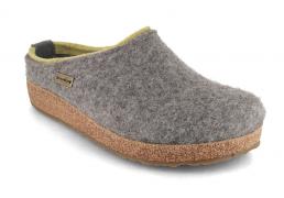 HAFLINGER Filz Hausschuhe Grizzly Kris, basalt