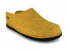 HAFLINGER Filz Pantoffeln Flair Smily, curry