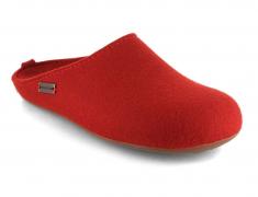 HAFLINGER Filzpantoffel Everest Fundus, rubin   