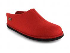 HAFLINGER Filzpantoffel Flair Smily, rubin
