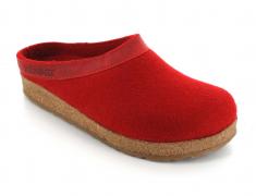 HAFLINGER Filzpantoffel Grizzly Torben, rubin   