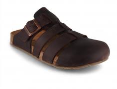 HAFLINGER Herren Leder Sandalen Lisboa, marron