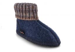 HAFLINGER Kinder H�ttenschuhe Tricot�, jeans
