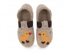 HAFLINGER Kinderslipper Everest Quak Quak, papiermelier