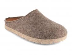 HAFLINGER Manhattan Filzpantoffeln, torf#