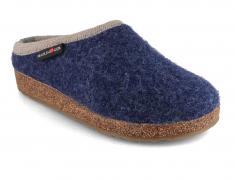 HAFLINGER Pantoffeln Grizzly Panda Walk, jeans